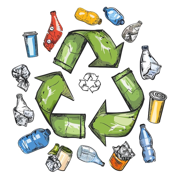 Vektor recycling-symbol