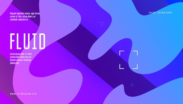 Regenbogen-Design Modernes Cover Memphis Frame Flat Landing Page