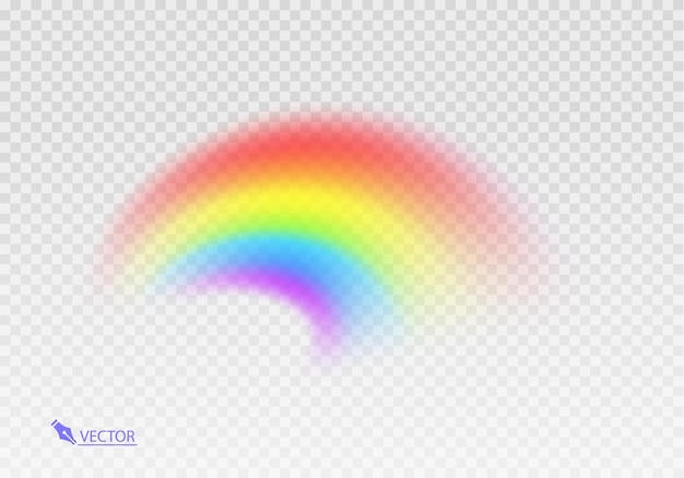 Regenbogen mit Regenboge auf dem Bildschirm