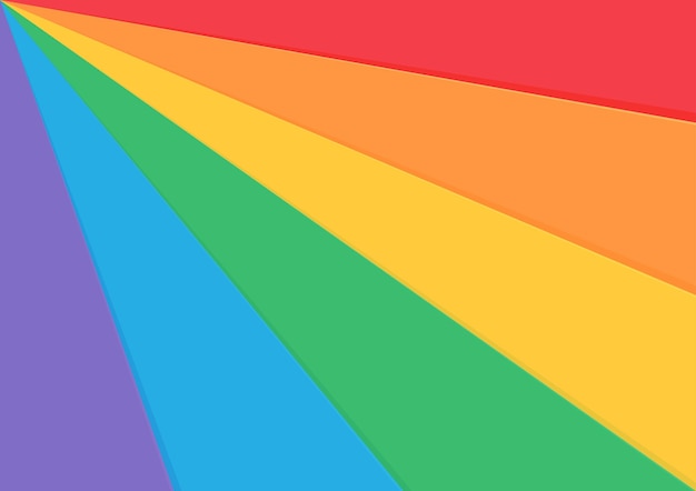 Regenbogenflagge Hintergrund farbenfrohe diagonale Streifen Pride Day Thema Tapeten Banner Poster