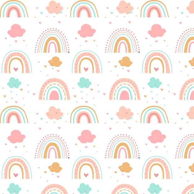 Regenbogenmuster-design