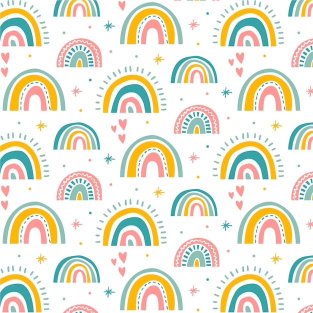Regenbogenmuster-Design