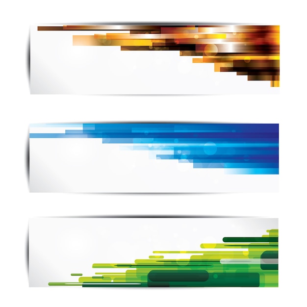 Reihe abstrakter geometrischer Hintergründe