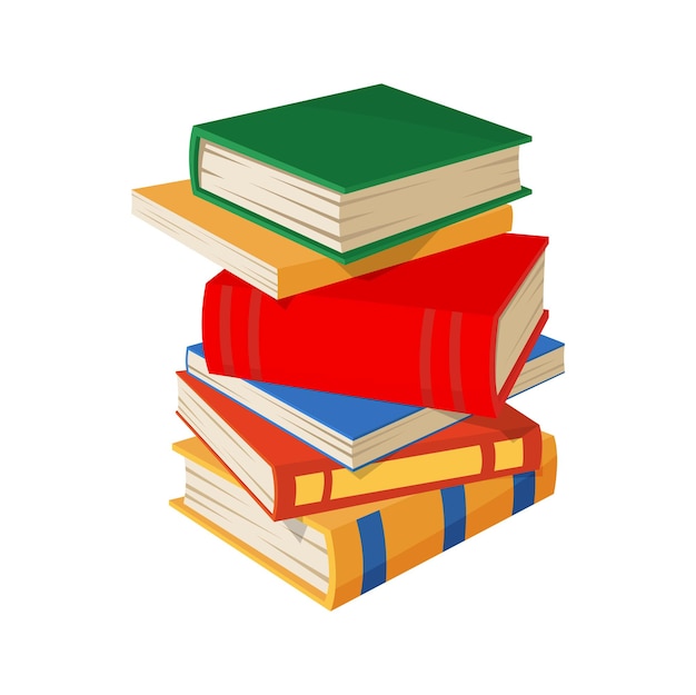 Reihe von Bestsellern stapeln Bücher Lehrbücher stapeln