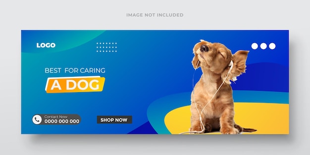 Reinigung Design und Hund Autowaschen Schule oder digitale Bau soziale Medien Post Facebook templa