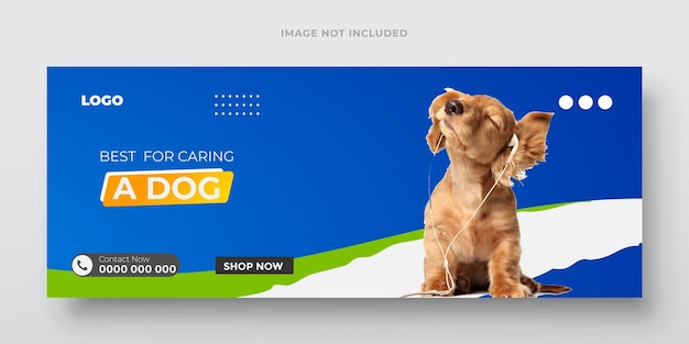 Reinigung Design und Hund Autowaschen Schule oder digitale Bau soziale Medien Post Facebook templa