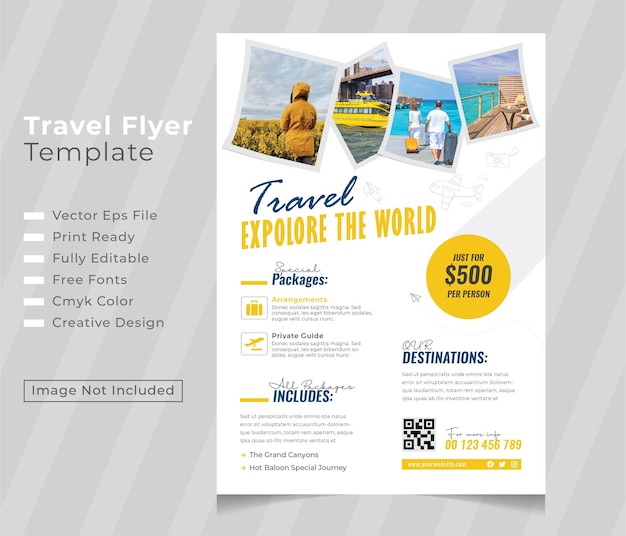 Reise-Business-Flyer-Vorlage