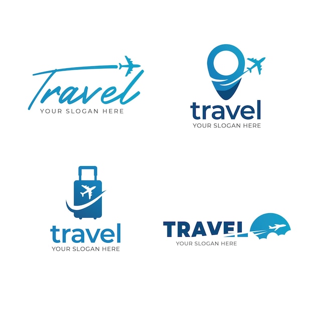 Vektor reise-logo-set-design-vektor-vorlage