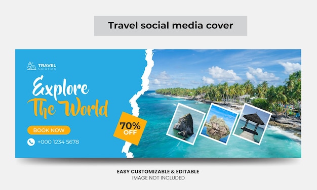 Reisebüro Facebook Titelbild Design Timeline Webbanner Tourismusmarketing Social Media Titelbild