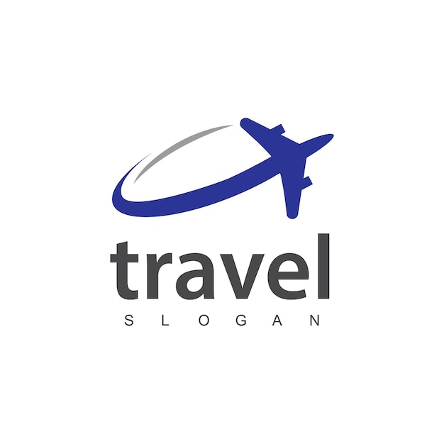 Reisebüro-Geschäftslogo, Transport, Logistik, Lieferung, Logo-Design