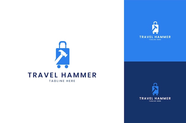 Reisehammer negativraum-logo-design