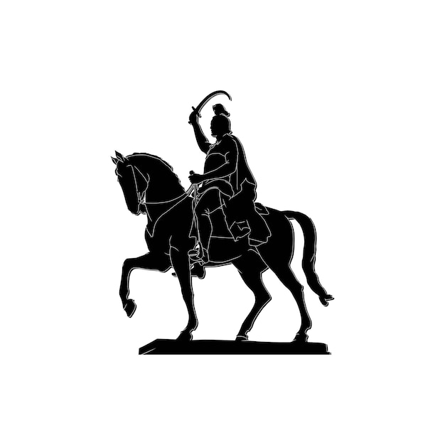 Reiter-Kriegerstatue