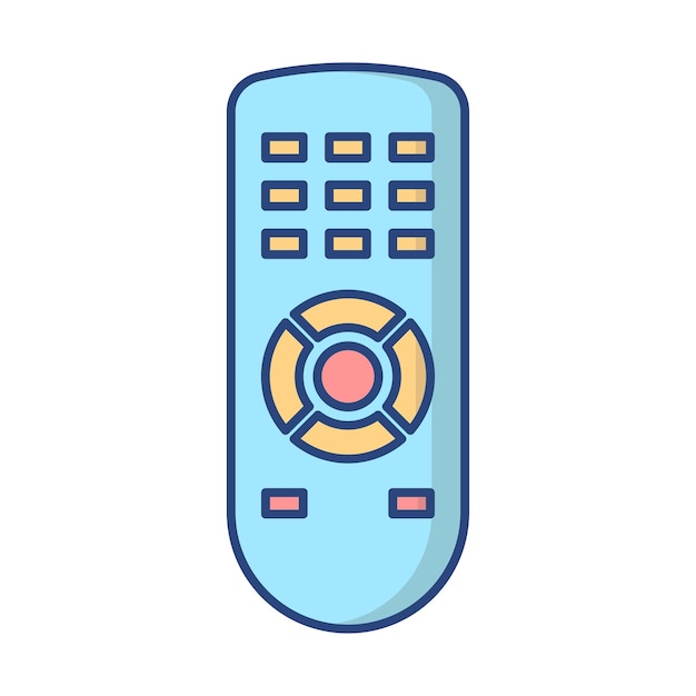 Remote-Icon-Vektor auf trendigem Design