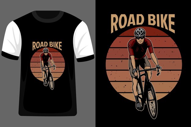 Rennrad retro vintage t-shirt design