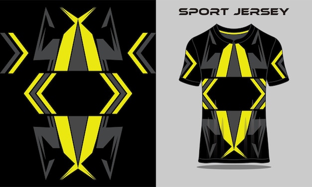 Rennsport-t-shirt-design-kollektion sportdesign für fußball-renntrikot-spiele premium-vektor