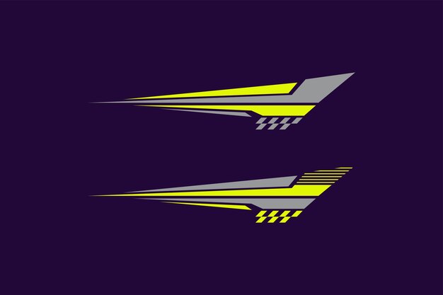 Rennstreifen-Start-End-Vektor-Satz