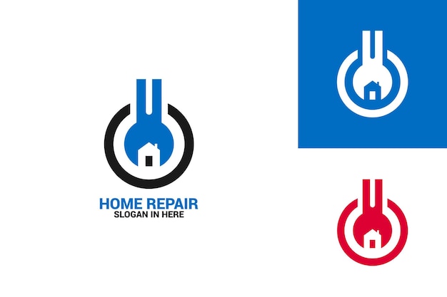 Reparieren sie das logo-vorlagendesign für ihr zuhause