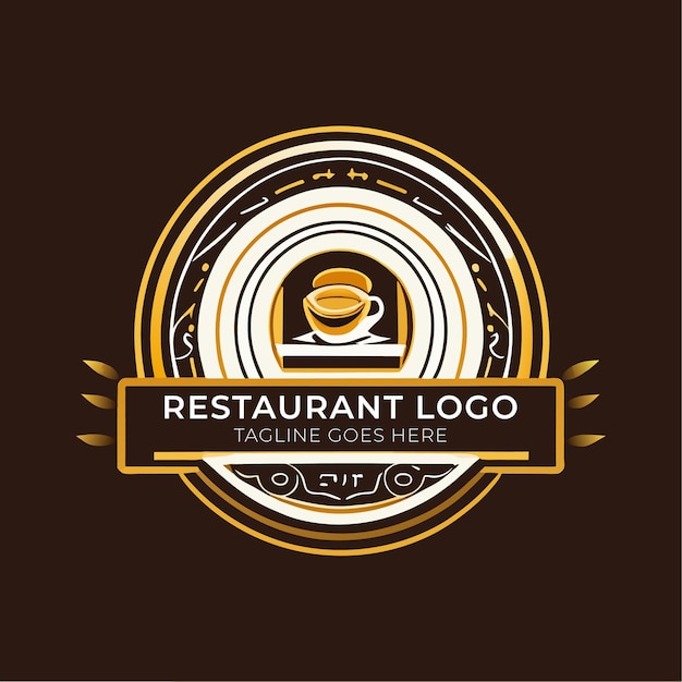 Restaurant-abzeichen-logo-vektor-illustration-design-vorlage