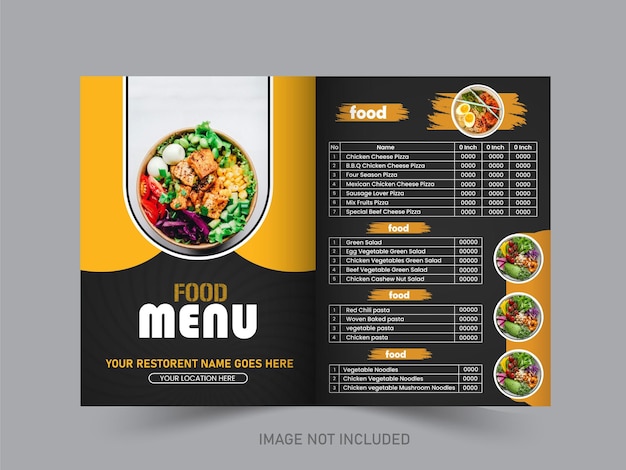 Restaurant-Café-Menüvorlage Design antike Vorlage für das Restaurant-Menüdesign