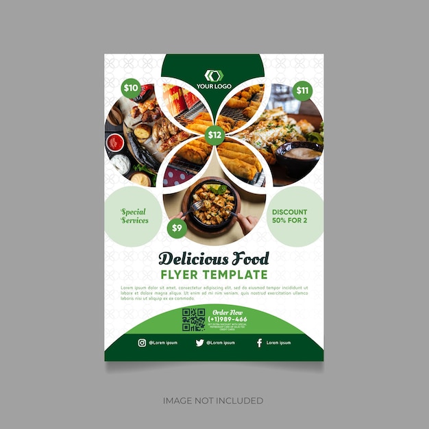 Restaurant Flyer Vorlage