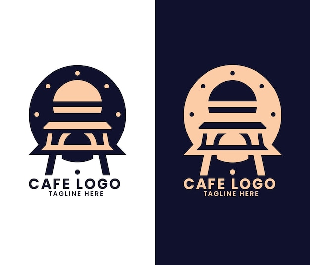 Vektor restaurant-logo, café-logo-design, vektor-vorlage, kaffee-logo und vektor-symbol