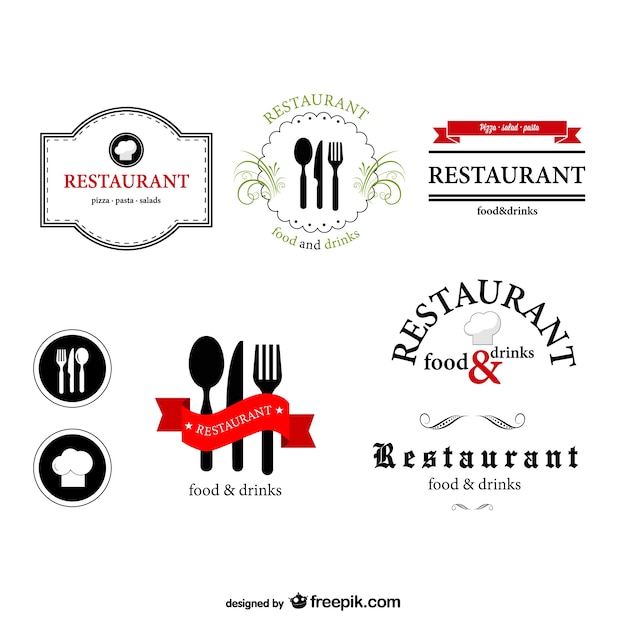 Restaurant-logos setzen