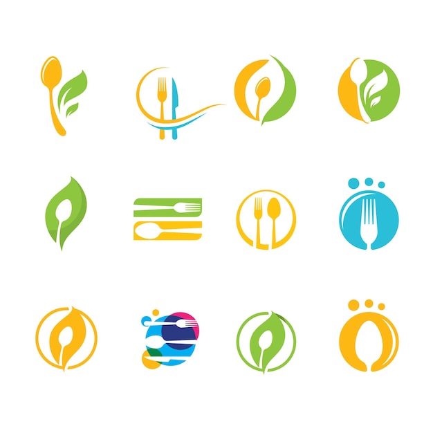 Restaurant-symbol-food-café-logo-vorlage