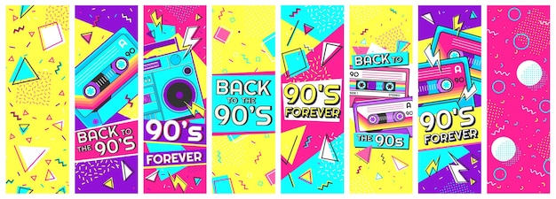 Retro 90er banner