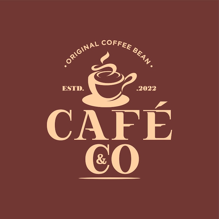 Vektor retro-coffee-shop-logo-auflistung