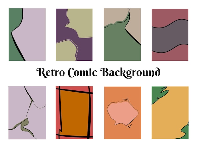 Retro Comic Classic 70er 80er 90er Abstrakter Pop-Art-Hintergrund