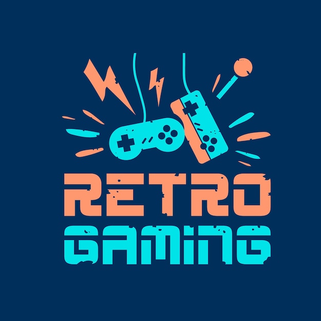Retro-game-print auf t-shirt