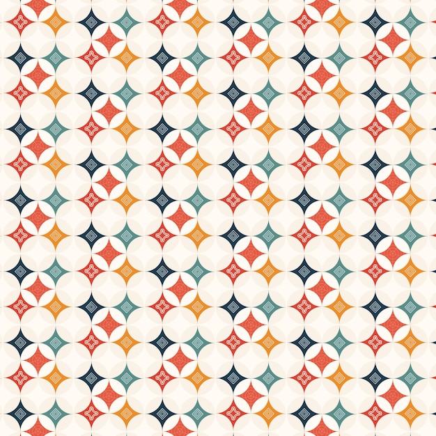 Retro-geometrisches Muster