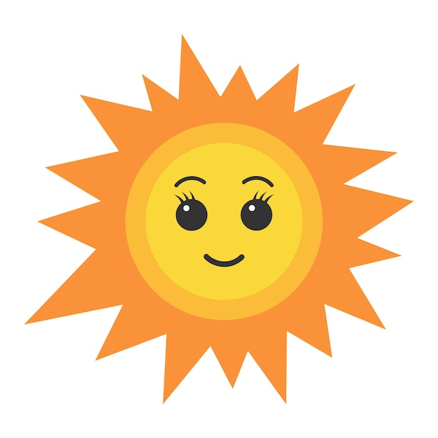 Retro-groovy psychedelische Sonne mit Auge Boho-Hippie-Cartoon-Element Wahrsager-Orakelsymbol