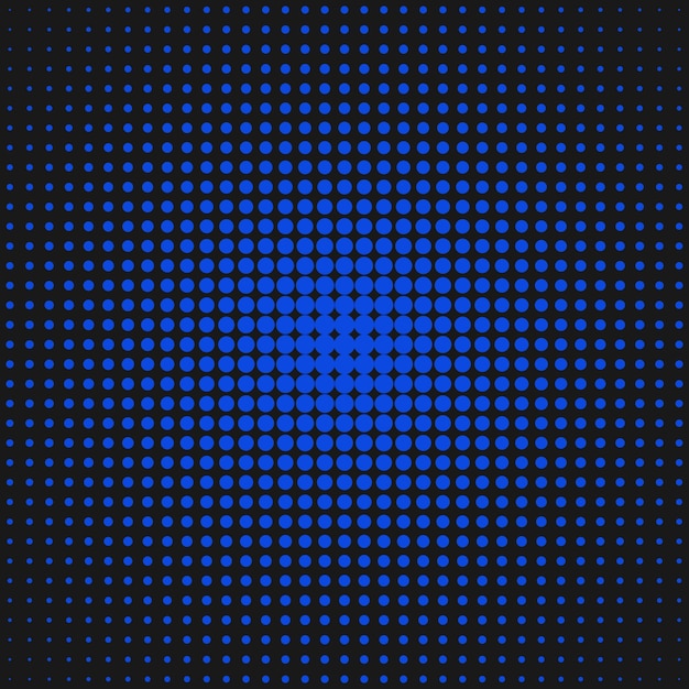 Retro- Halbtonpunktmusterhintergrund von den Kreisen