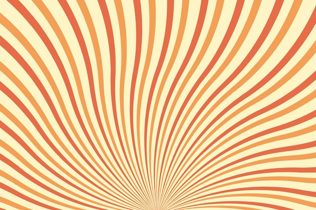 Retro-Hintergrund mit Strahlen oder Streifen in der Mitte