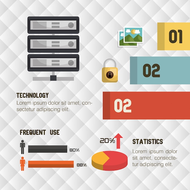 Retro-infografik-design