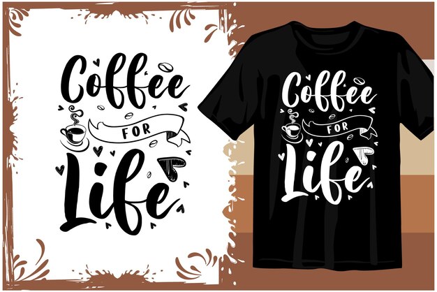 Retro-kaffee-t-shirt-design. wellenförmiger kaffee svg. typografie-kaffee-design-vektorgrafiken