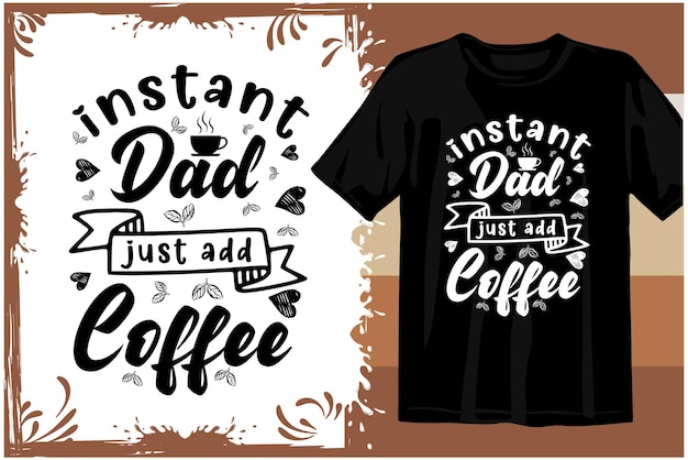 Retro-kaffee-t-shirt-design. wellenförmiger kaffee svg. typografie-kaffee-design-vektorgrafiken