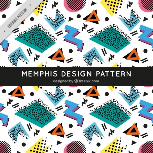 Retro memphis Muster