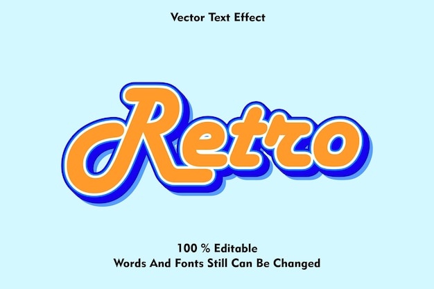 Retro-Text-Effekt