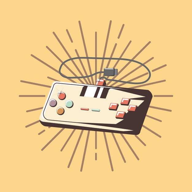 Retro videospiele design