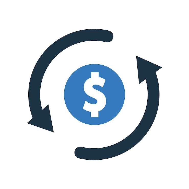 Vektor return on investment-symbol bearbeitbares vektor-logo