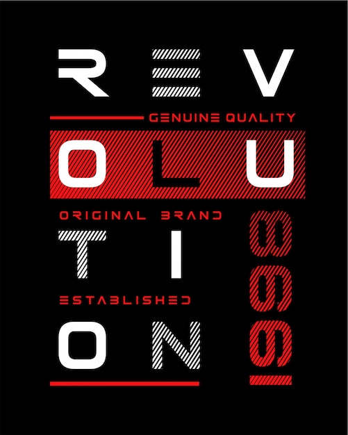 Revolution Schriftzug