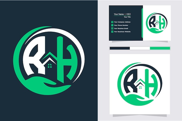 Rh real estate property solution-logo