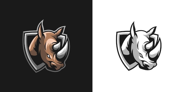 Rhino mascot bundle design