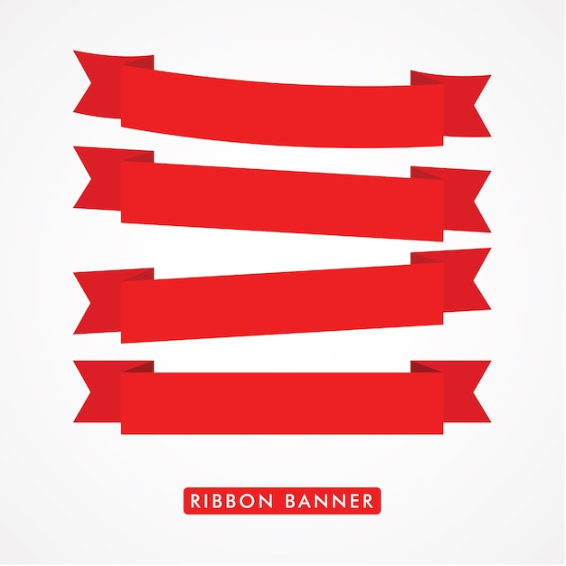 Vektor ribbon-banner-logo