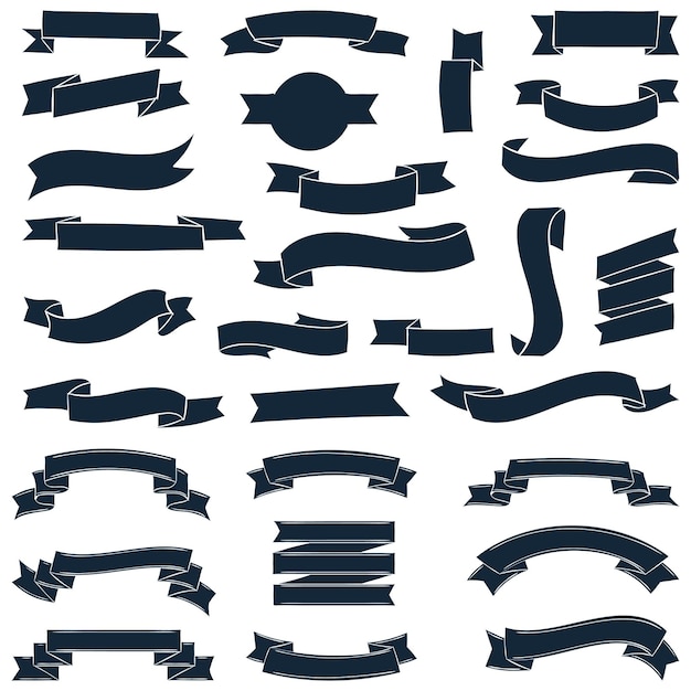 Ribbon-Vektor-Design-Set-Illustrator-Vektor