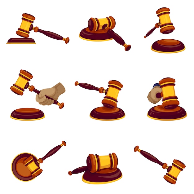 Richter Hammer-Icon-Set