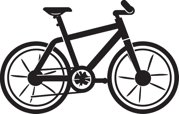 Vektor rider schoice stylish bike logo cyclesprint schwarz ikonisches fahrraddesign