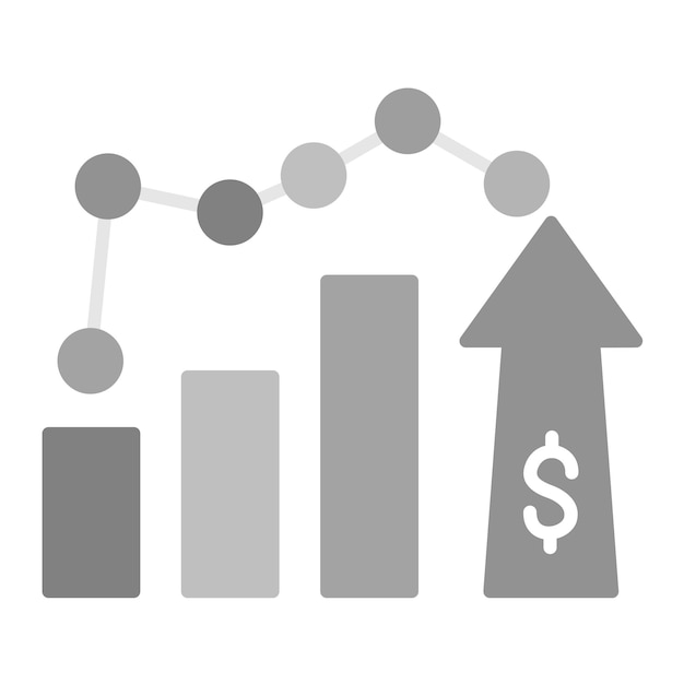 Rise-icon-vektorbild kann für business economy verwendet werden